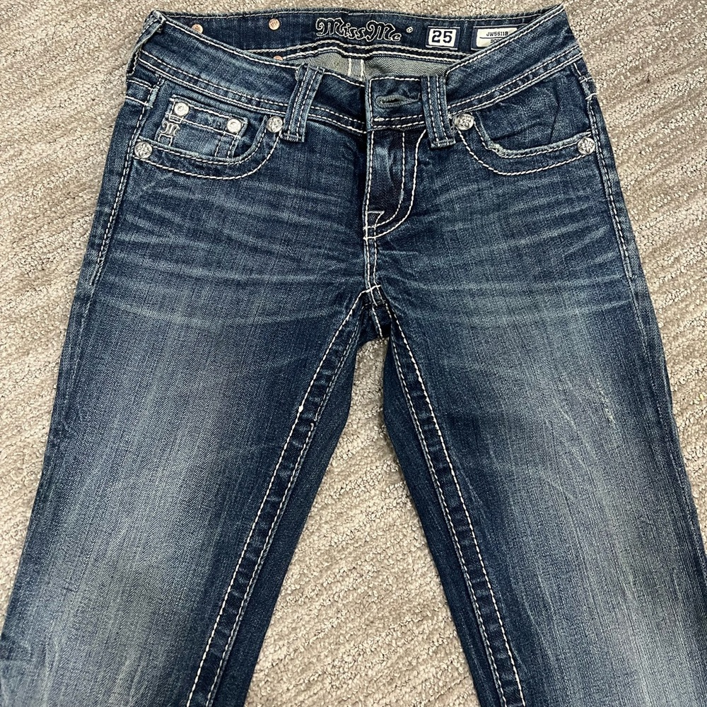 Miss Me Women's Dark Blue Boot Cut Jeans